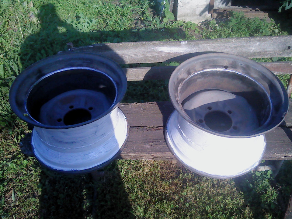 подскажите каким цветом покрасить диски? — ГАЗ 31029, 2,5 л, 1994 года ...