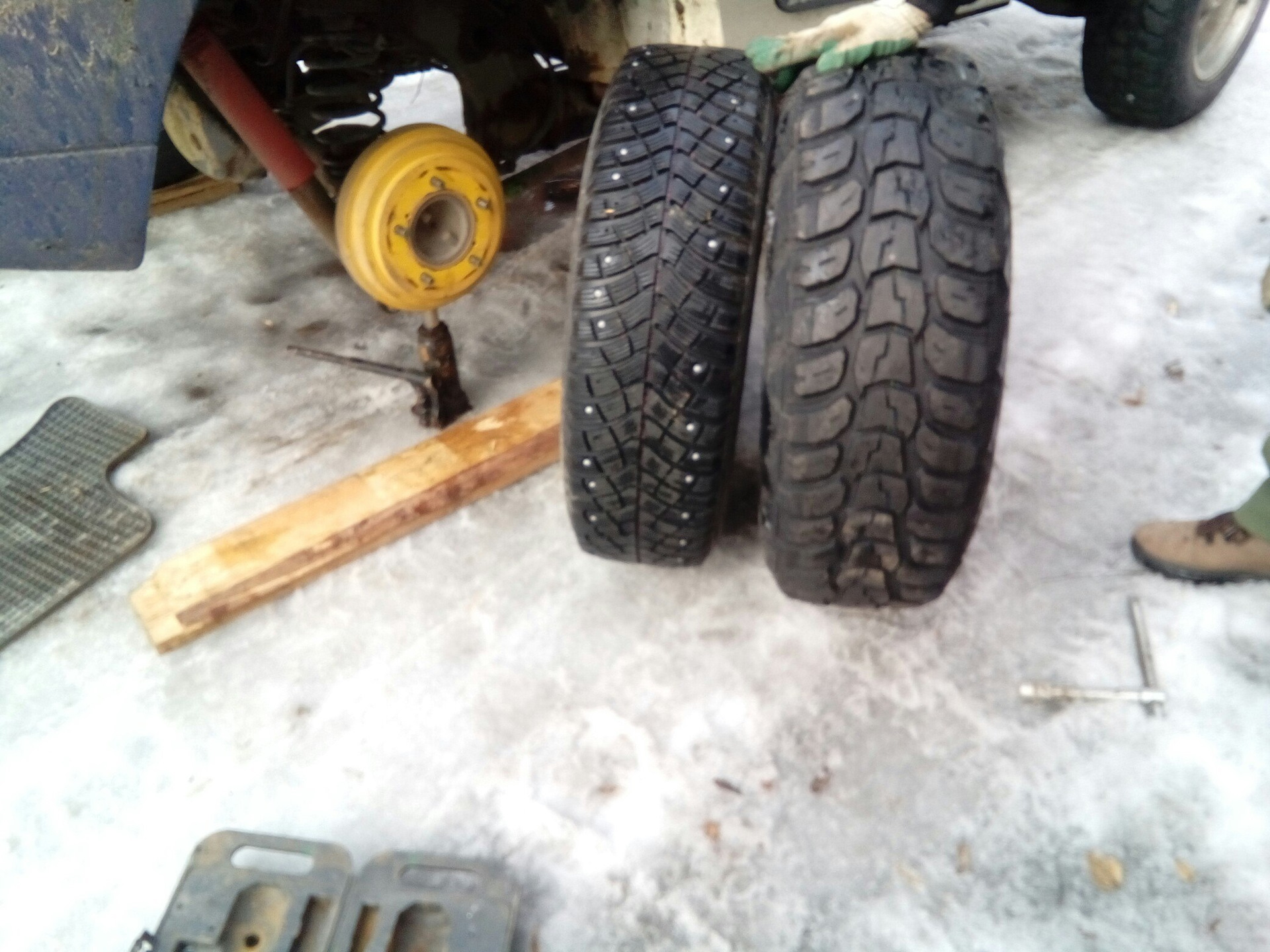 Переобулись на лето и мини-обзор Кама-515 205/75 R15 — Suzuki X-90, 1,6 ...