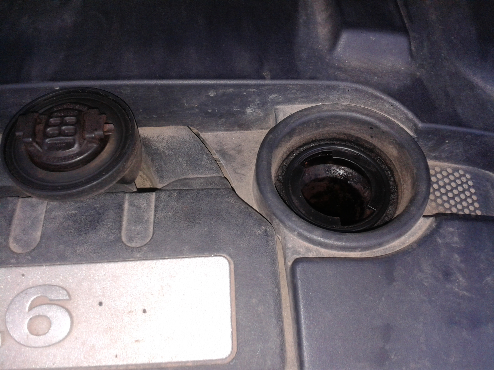 На ТО перелил масло в двигатель — Volkswagen Golf Plus, 1,6 л, 2008 ...