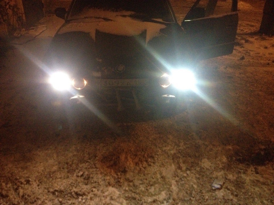 Оба глаза)) — BMW 5 series (E34), 2 л, 1991 года | своими руками | DRIVE2