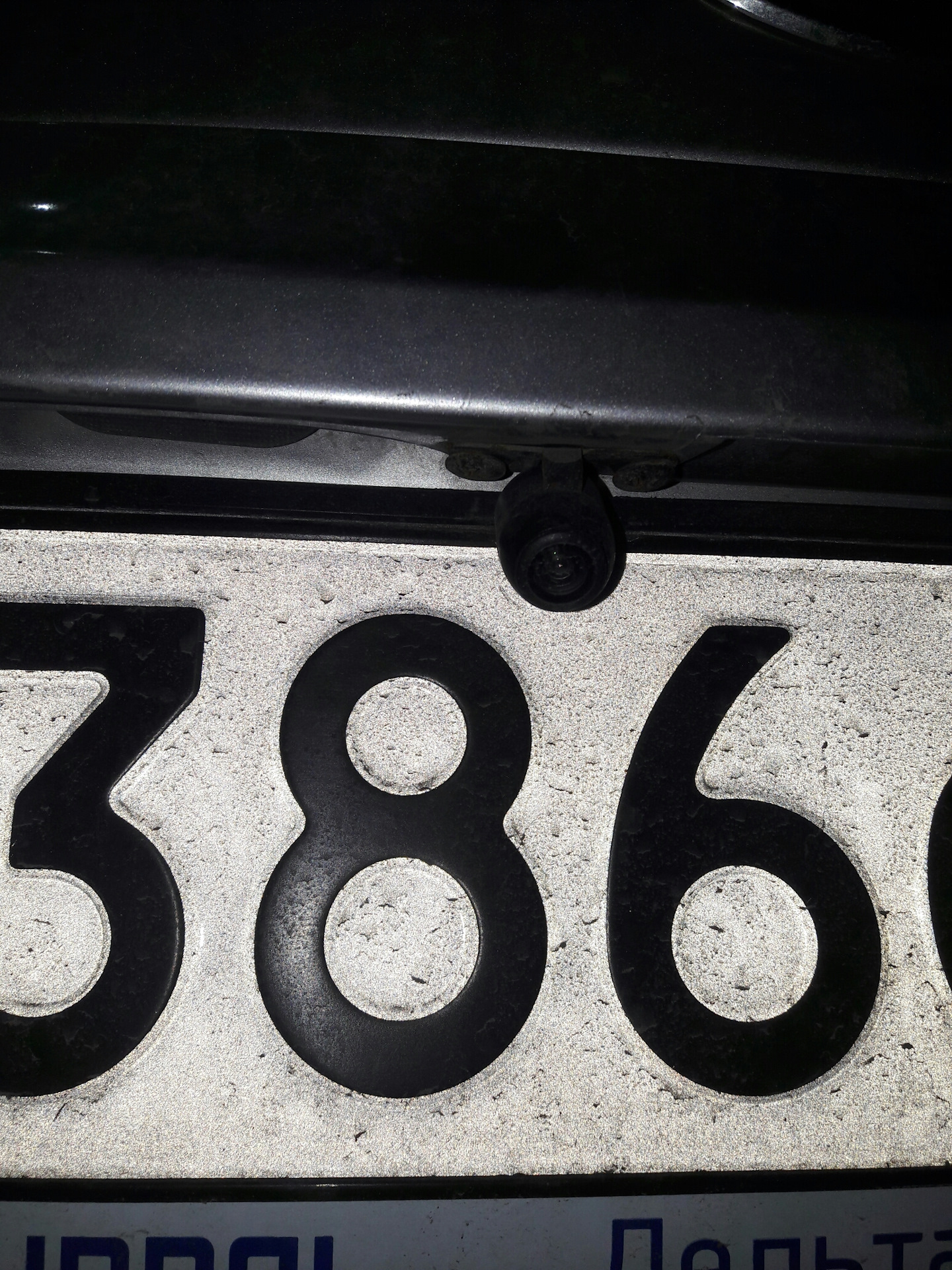 Камера заднего вида — Hyundai Solaris (1G), 1,6 л, 2012 года ...