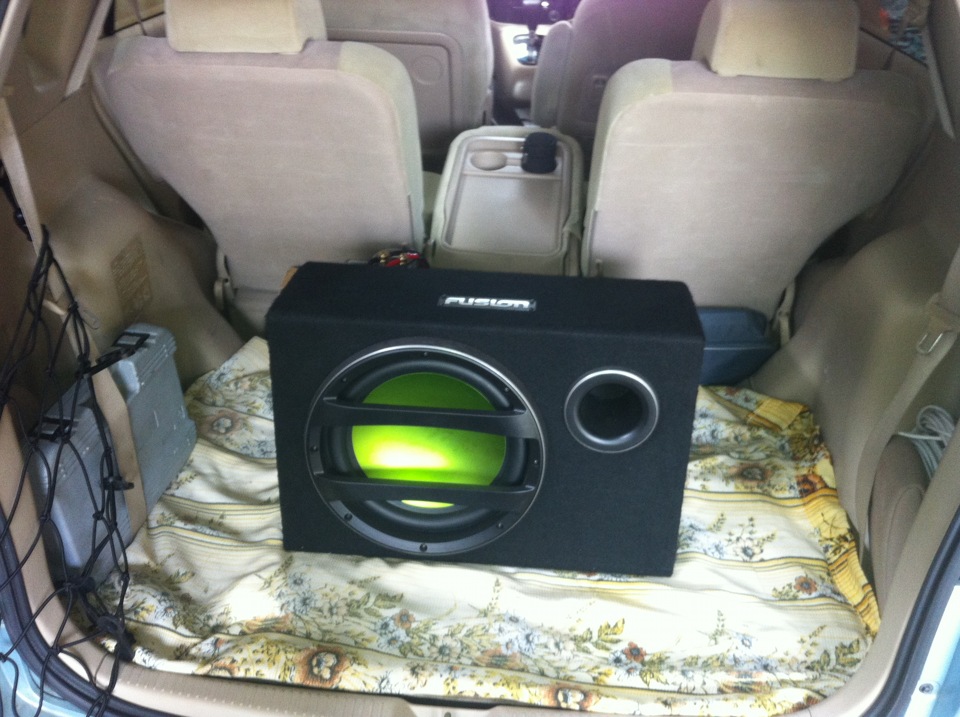 Саб Fusion — Toyota Corolla Spacio (E121), 1,5 л, 2003 года | автозвук ...