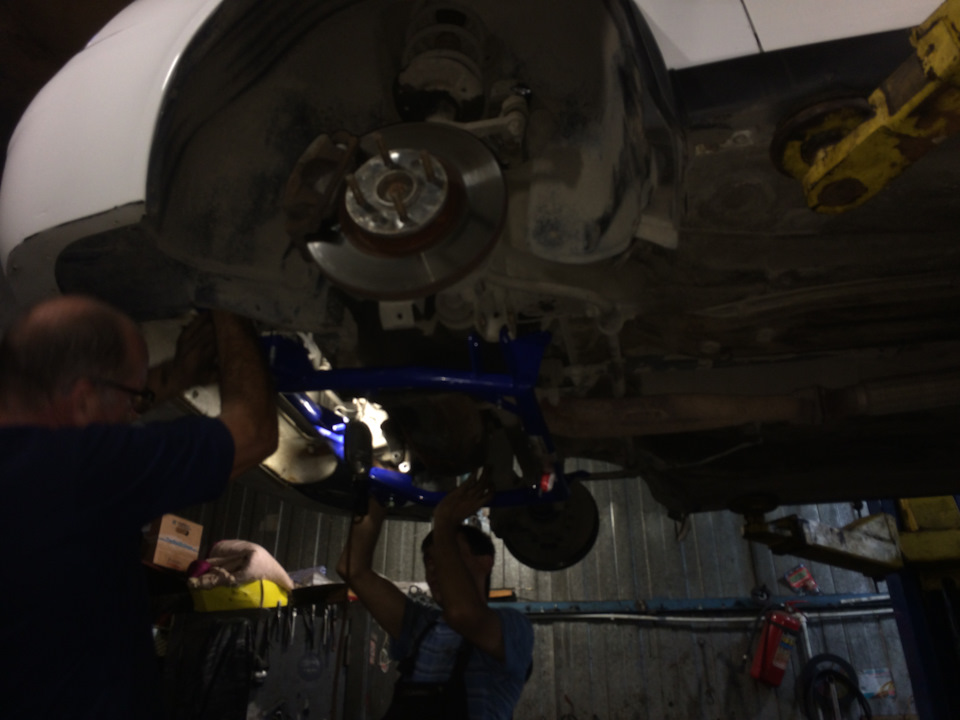 Установленный подрамник — Lada Приора хэтчбек