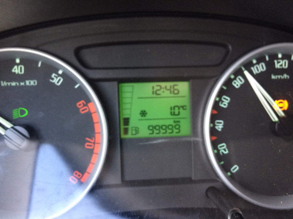 Красивые цифры или добро пожаловать в клуб кому за 100. — Skoda Fabia ...