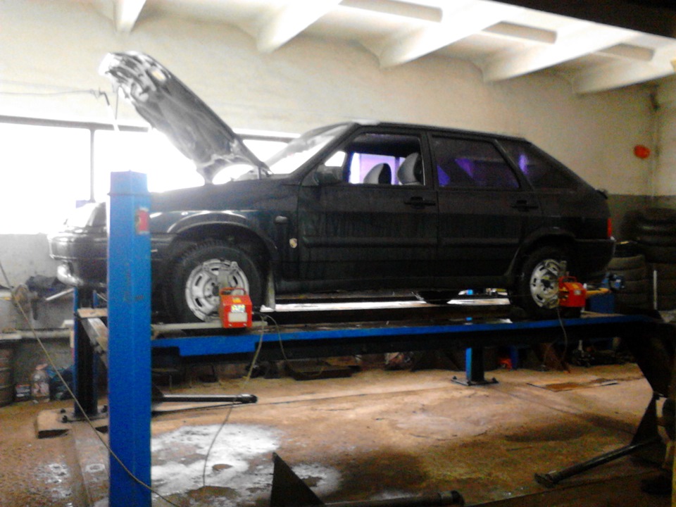 Рулевая рейка, наконечники, диагностика ходовой — Lada 2114, 1,6 л ...