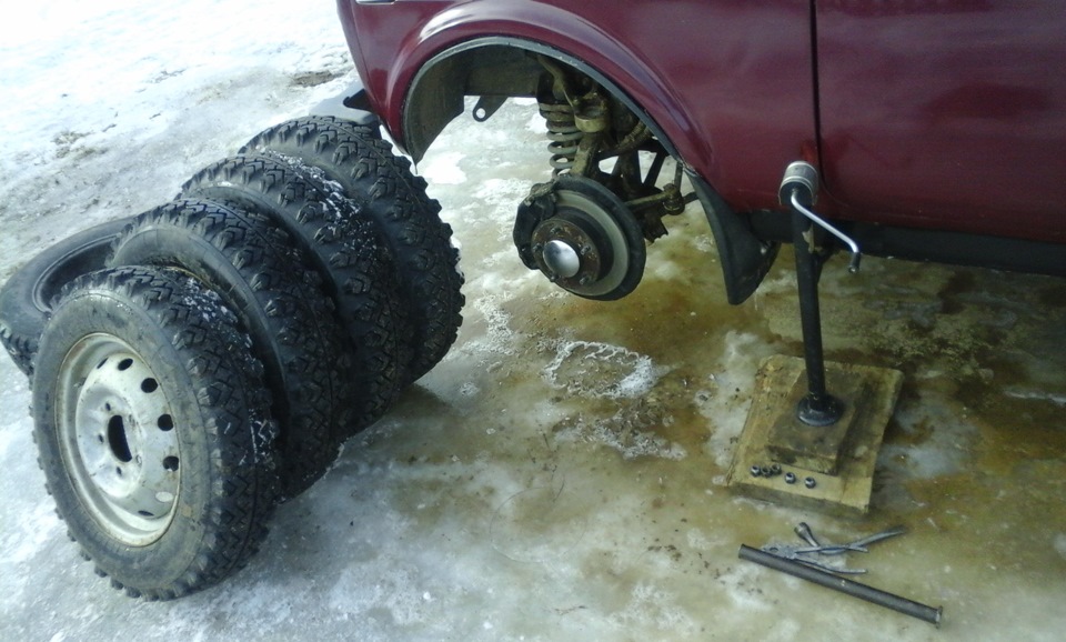 резина ВЛИ 5 — Lada 4x4 3D, 1,7 л, 2001 года | шины | DRIVE2