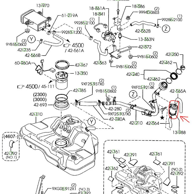 Запчасти на фото: 9YB160602. Фото в бортжурнале Mazda 6 (1G)