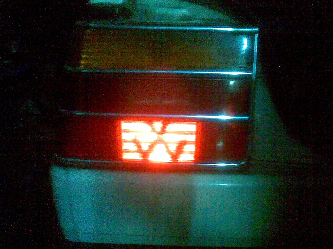 Значёк фольца в габариты!) — Volkswagen Jetta II, 1,6 л, 1991 года ...