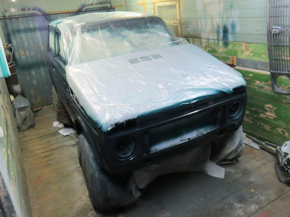 Покраска авто цвет мурена