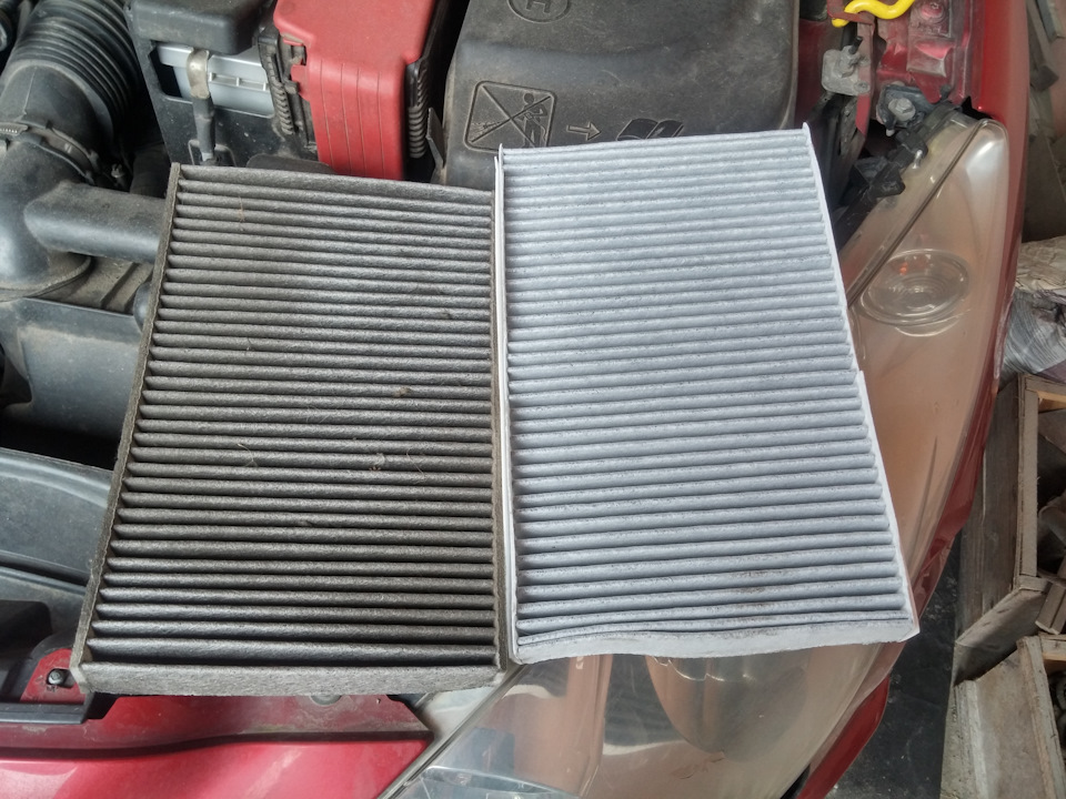 Замена клапана фаз на выпуске, салонного и воздушного фильтров ...