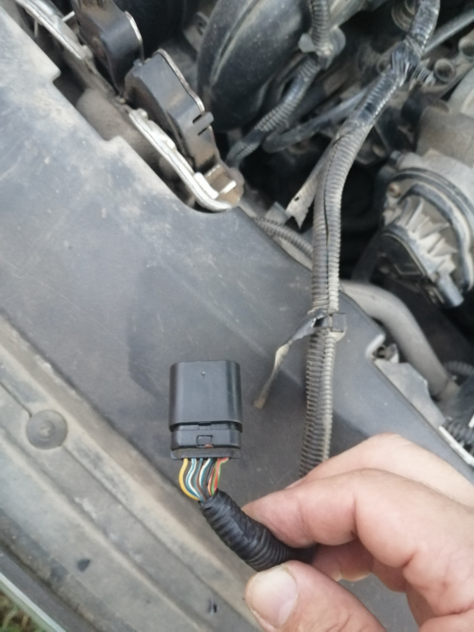 Фишка дросельной заслонки — Ford Focus Sedan II, 2 л, 2006 года ...