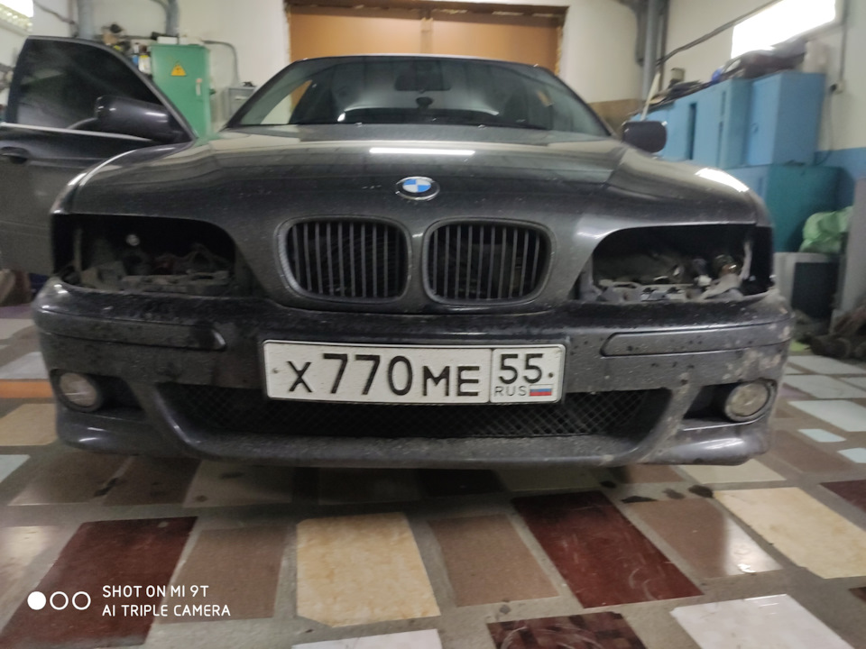 ОТРАЖАТЕЛИ ЛИНЗ — BMW 5 series (E39), 2,2 л, 2001 года | своими руками ...