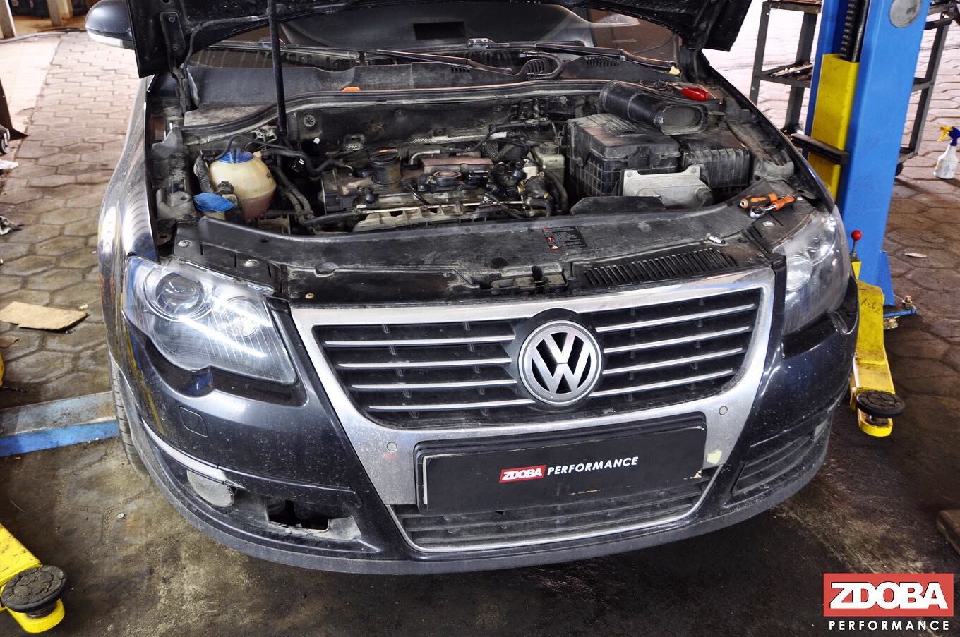 VW Passat B6 2.0 TSI (CAWB) Установка роликового толкателя ТНВД,  Изготовление Downpipe, Чип-Тюнинг st2. — ZDOBA Performance на DRIVE2