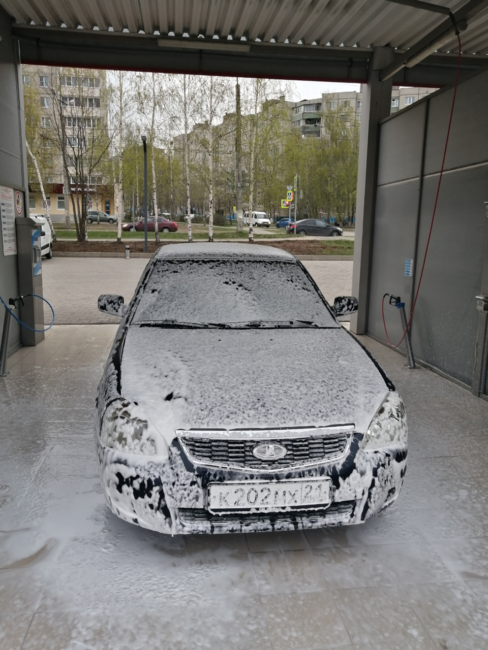 Регистрация пройдена! Замена капота и бампера. Не плохой номер. — Lada  Приора седан, 1,6 л, 2007 года | техосмотр | DRIVE2