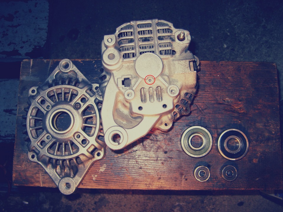 Замена генератора на новый аналог фирмы Krauf. - Mazda 323 IV, 1,5 л, 1989 года 