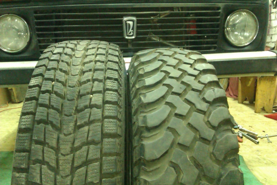 Dunlop Grandtrek SJ-6 — Lada 4x4 3D, 1,7 л, 1996 года | шины | DRIVE2