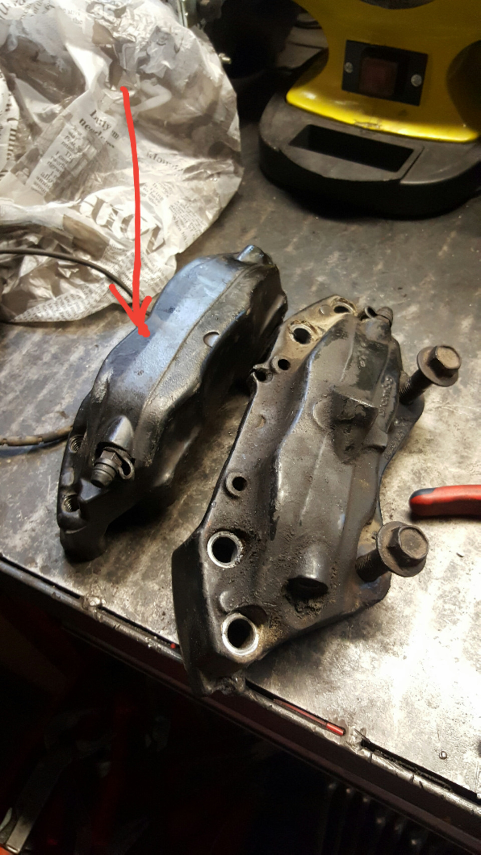 Вот эту часть хочу фрезануть на 5мм по всей площади — Opel Astra G Coupe