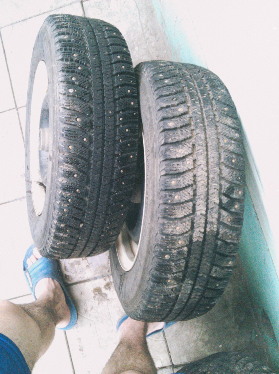 Диски K&K 5 спиц (после различного ремонта и покраски), летняя резина ...