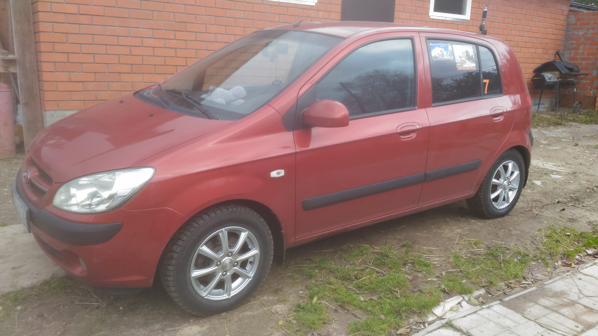 Зимние колеса Dunlop SP Winter Ice 02 + Скад Монако — Hyundai Getz, 1,4 ...