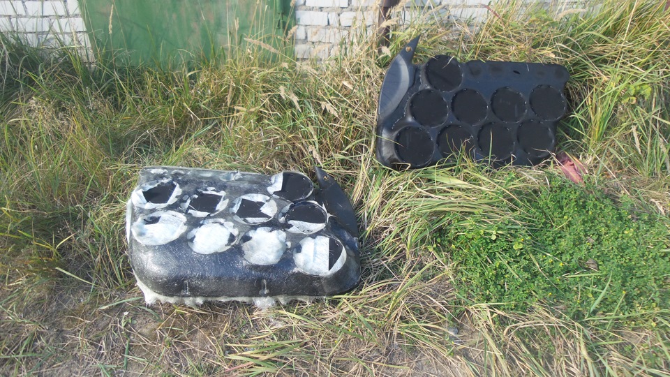 Переделка обшив под громкий фронт — Lada Гранта, 1,6 л, 2014 года ...