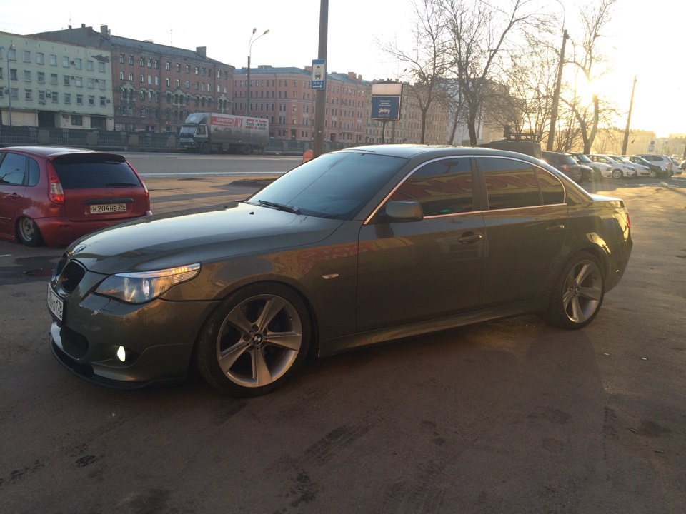 Вечер.23.00…пружины будем ставить.)) ну и стойки. — BMW 5 series (E60 ...