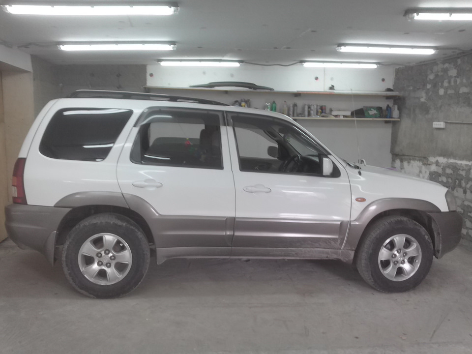 Красим диски — Mazda Tribute, 3 л., 2000 года | стайлинг | DRIVE2