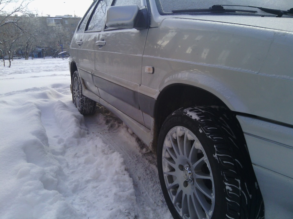 я объявляю зиме войну :) с джипом ваз 2114 ) — Lada 2114, 1,5 л, 2005 ...