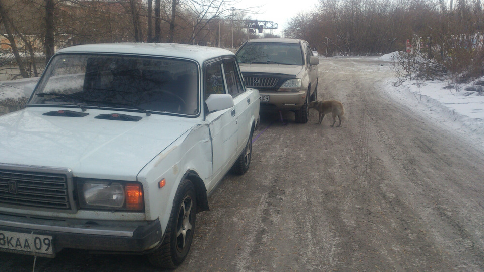 Битый небитого везет)) — Lada 21074, 1,6 л, 2006 года | эвакуация | DRIVE2