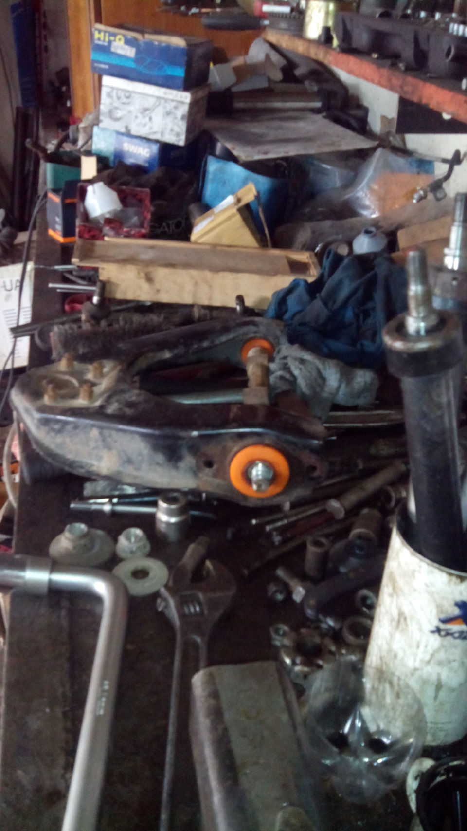 Замена сайлентблоков верхних рычагов — Great Wall Safe, 2,2 л, 2005 ...