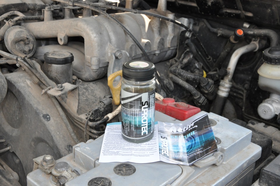 Супротек в двигатель — KIA Sorento (1G), 3,5 л, 2005 года | расходники ...