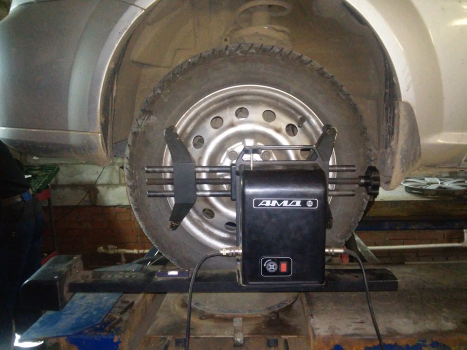 Сход-развал, шаровая опора. — Chevrolet Lacetti Sedan, 1,6 л, 2007 года ...