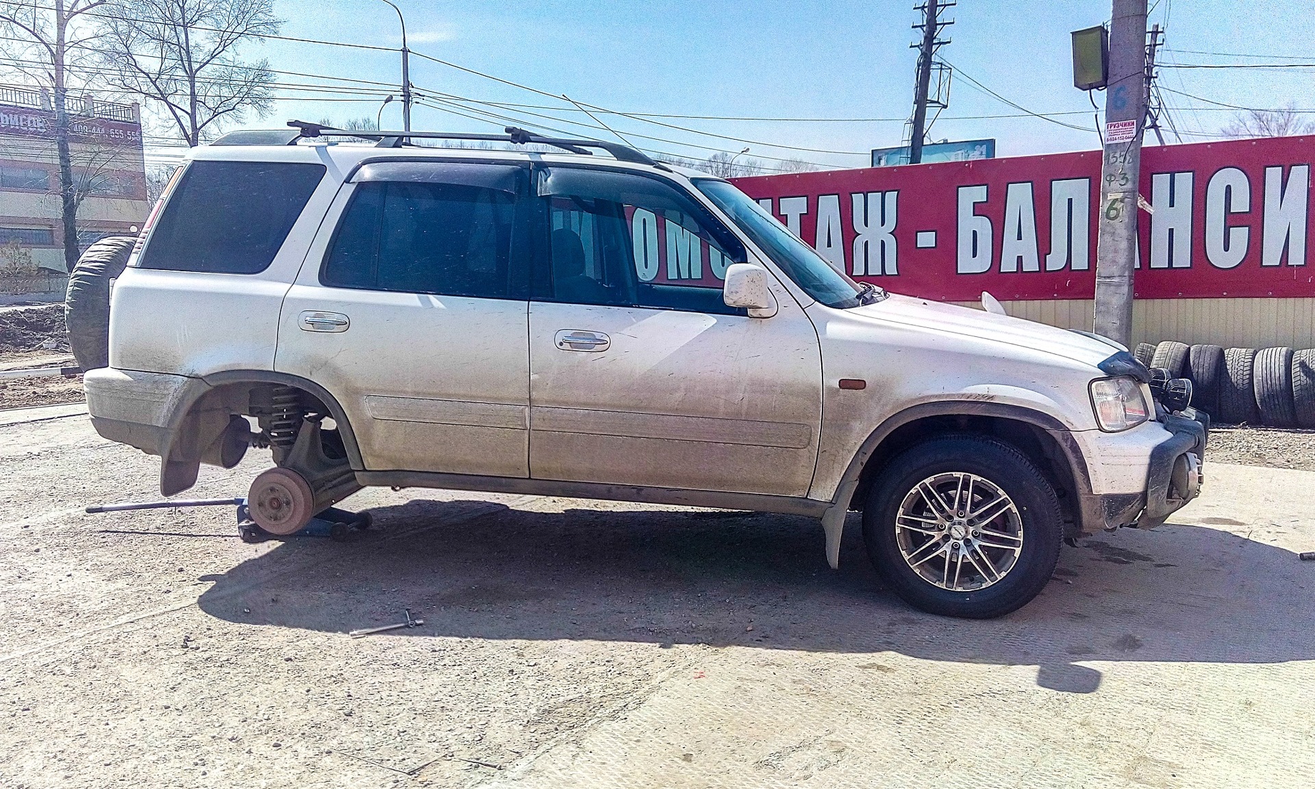 Переобулись на лето — Honda CR-V (RD1, RD2), 2 л, 1997 года | шины | DRIVE2