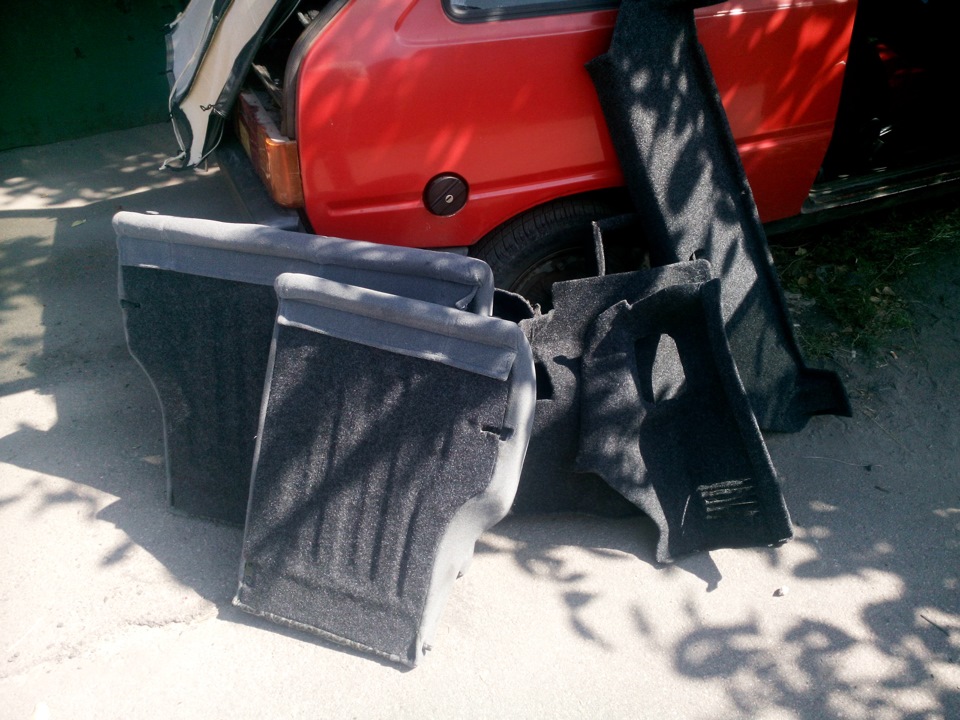 Обтяжка карпетом багажника Deawoo Lanos — DRIVE2