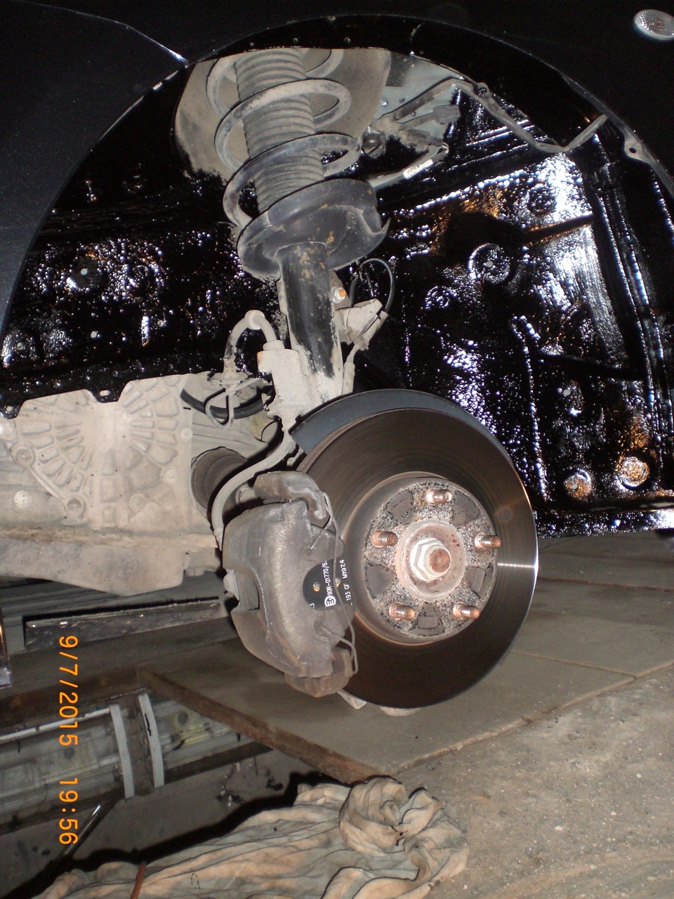 Шумка передних арок — Mazda 3 (2G) BL, 1,6 л, 2010 года | автозвук | DRIVE2