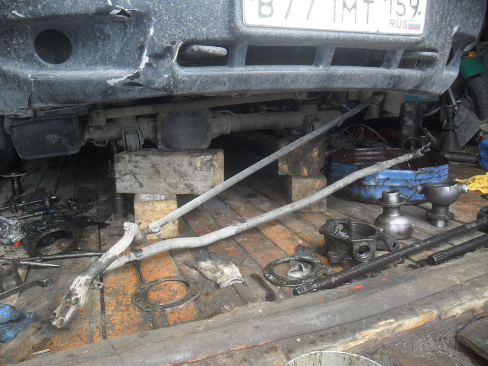 замена шкворней — УАЗ Pickup, 2,7 л, 2012 года | своими руками | DRIVE2