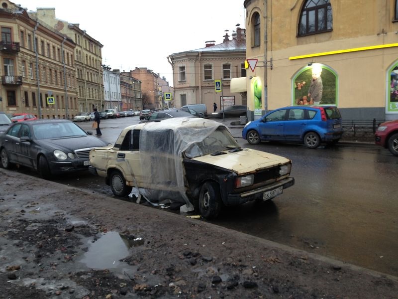 Брошенные автомобили в санкт петербурге