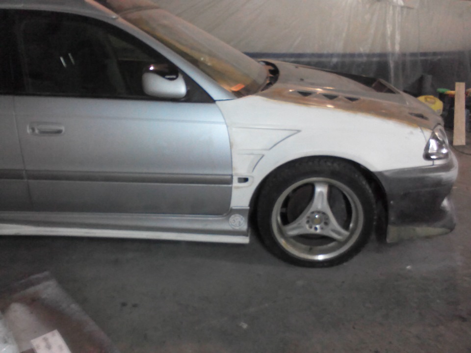 Примерка порогов — Toyota Caldina (210), 2 л, 1999 года | стайлинг | DRIVE2