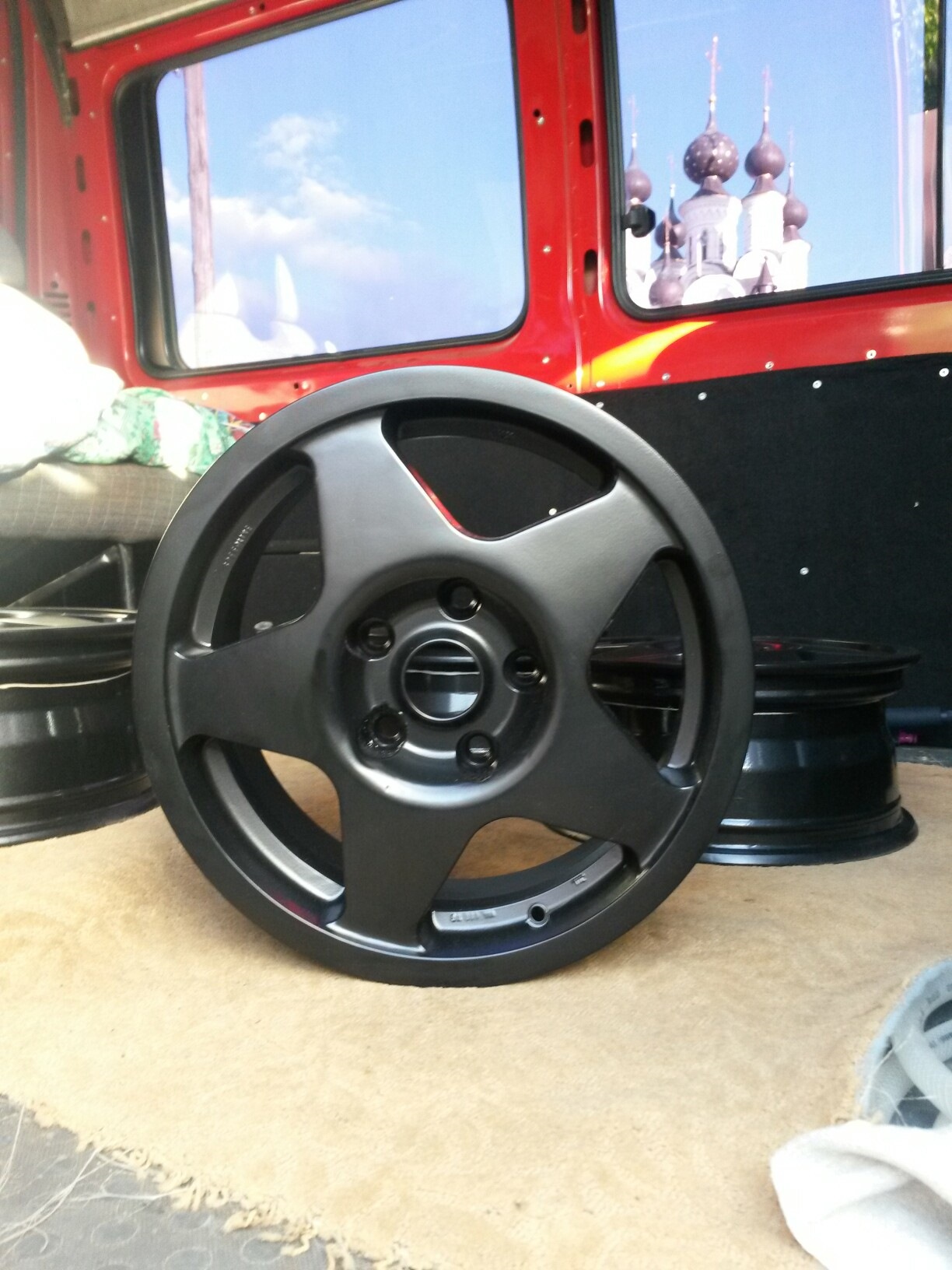 Диски в черный матовый — FIAT Ducato II, 2,3 л, 2011 года | колёсные ...