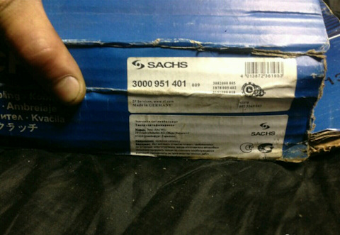 3000951401 Сцепление, комплект SACHS | Запчасти на DRIVE2