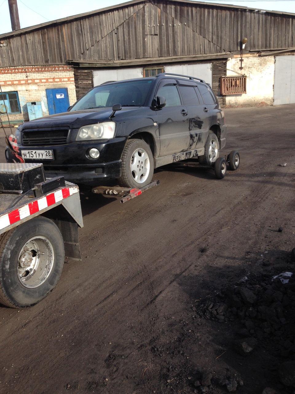 Фото ещё одного способа перевозки ТС — Isuzu Elf, 3,7 л, 1990 года |  эвакуация | DRIVE2