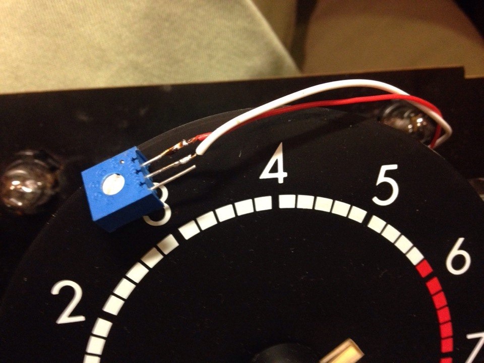 регулировка тахометра