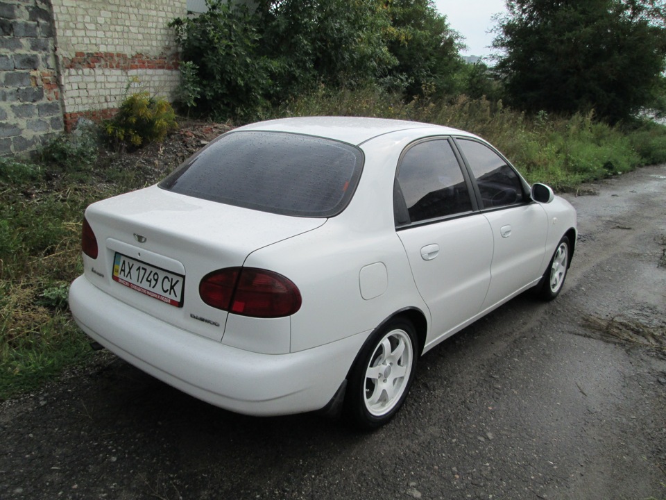 Daewoo lanos такси белый