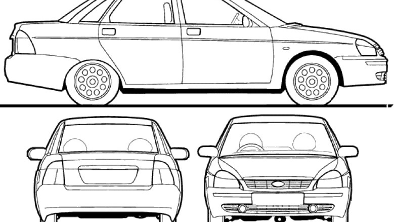 Раскраски приора распечатать бесплатно Lada Приора седан 1.6 бензиновый 2010 жоповоз на DRIVE2