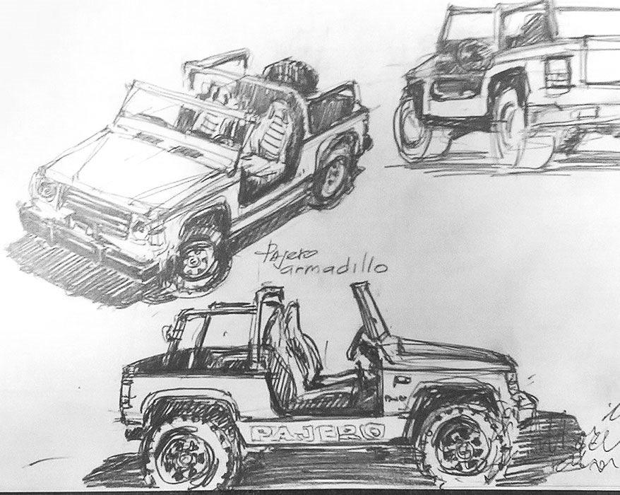 Угнали такую ночью. Во сне…))) — Mitsubishi Pajero (1G), 2,5 л, 1987 ...