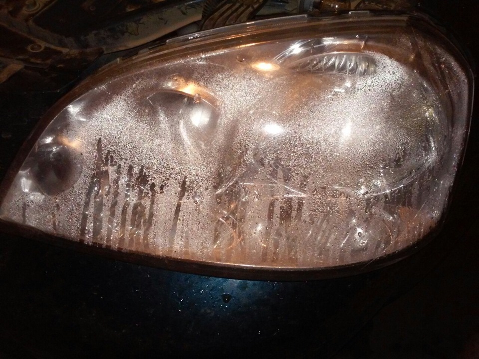 Запотела фара. Как вариант решения. — Chevrolet Lacetti Sedan, 1,6 л ...