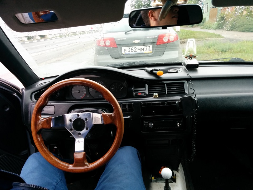 руль японского таксиста — Honda Civic Hatchback (5G), 1,5 л, 1993 года ...