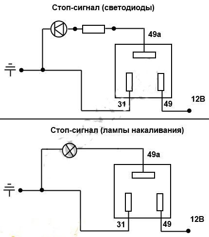 Стоп сигнал в стиле F1 — Lada Гранта Лифтбек (1G), 1,6 л, 2014 года ...