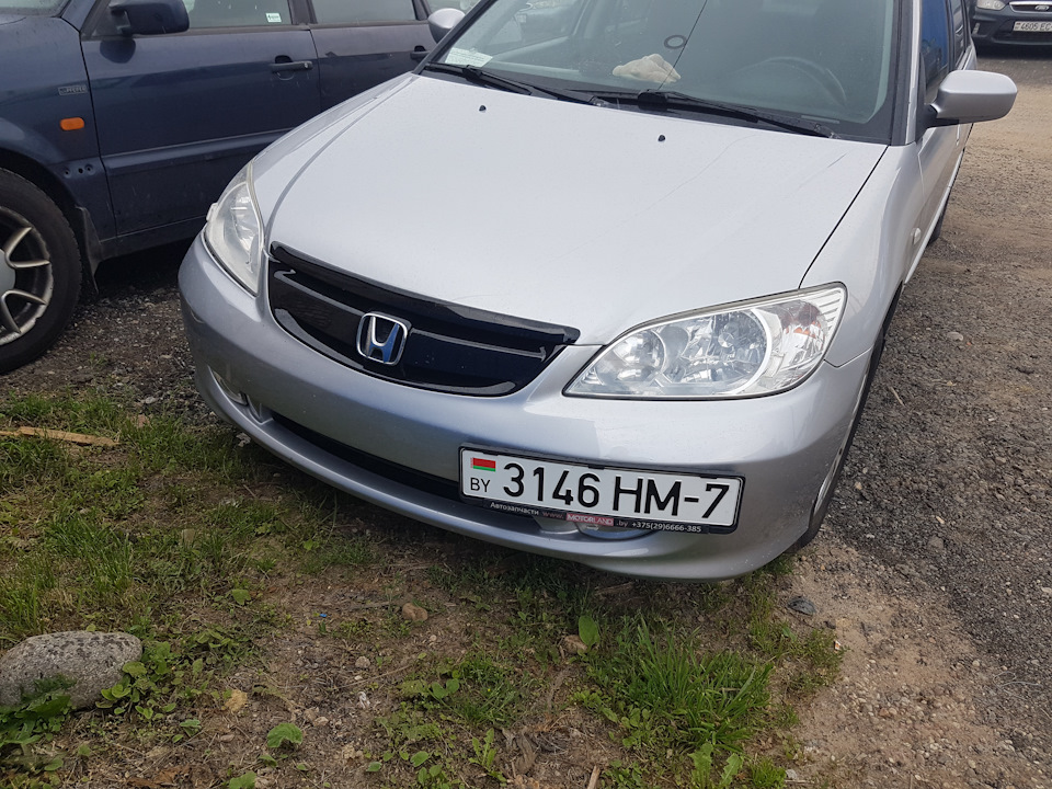 Замена номеров — Honda Civic (7G), 1,6 л, 2004 года | другое | DRIVE2