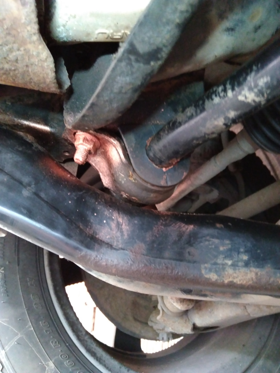 Замена ушастого сайлентблока и втулок переднего стабилизатора. — Subaru ...