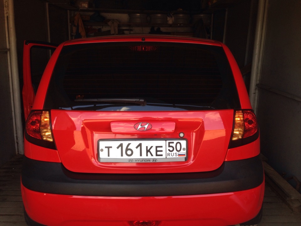 Hyundai getz задние фонари тюнинг
